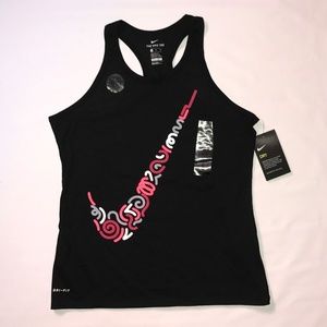 New! Nike Dri-Fit Squiggle Swoosh Tank Top